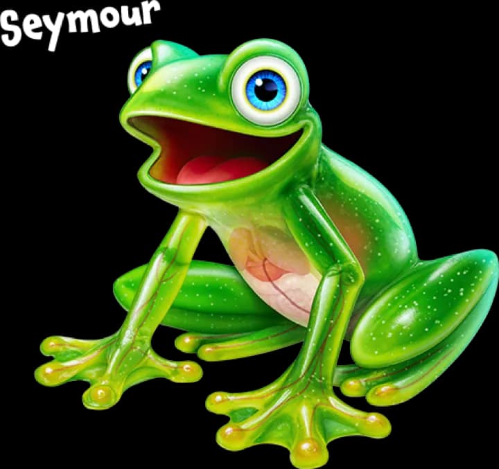 Seymour the Glass Frog